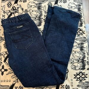 Cowgirl tuff pull on fleece lined jeans